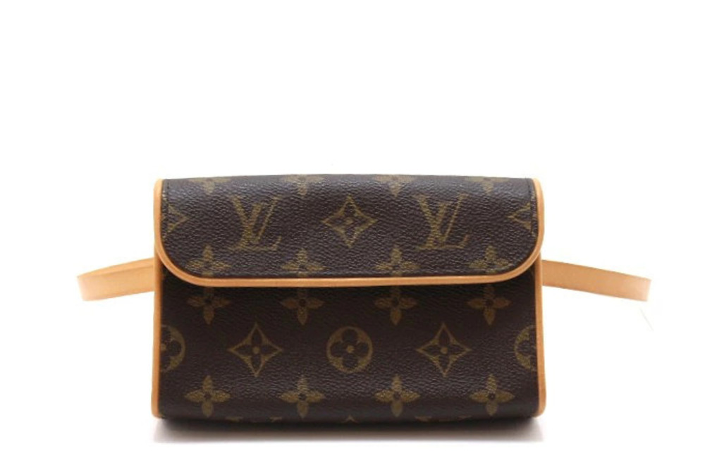 LOUIS VUITTON Bag Pochette Florentine Waist Monogram Canvas Brown